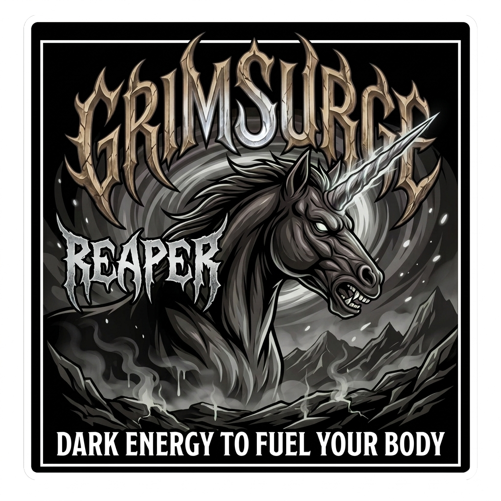 GrimSurge Reaper gel — daily training no caffeine